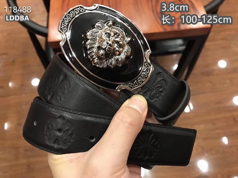 Chrome Hearts belt 38mmX100-125cm 8L04